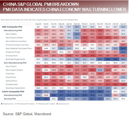 China SP Global BMI Breakdown