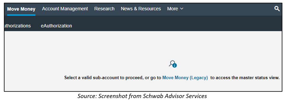 move money
