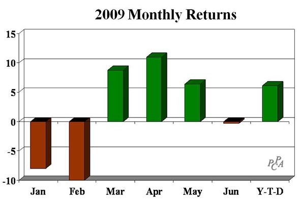 2009 Monthly Returns