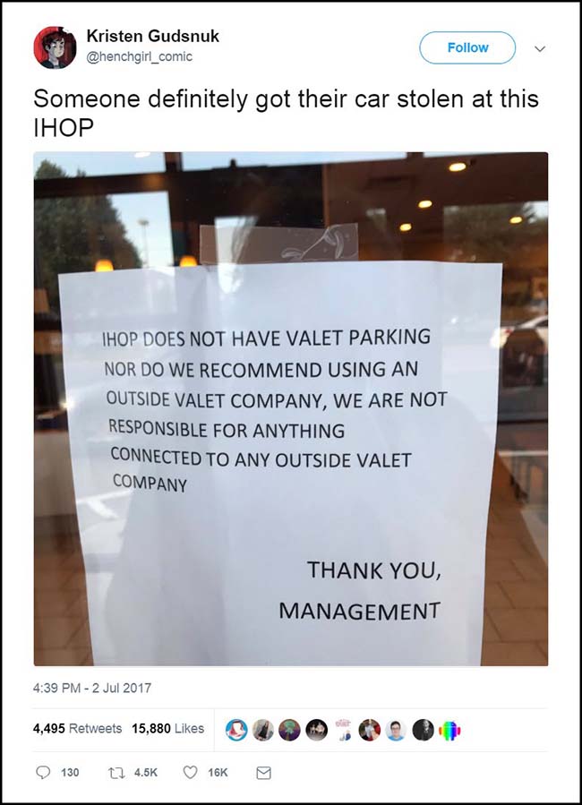 IHop Funny Tweet