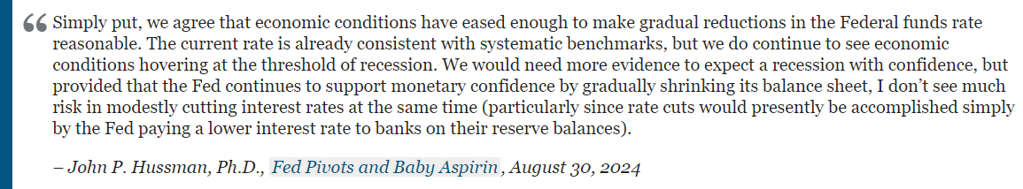 First Hussman quote in Asking A Better Question