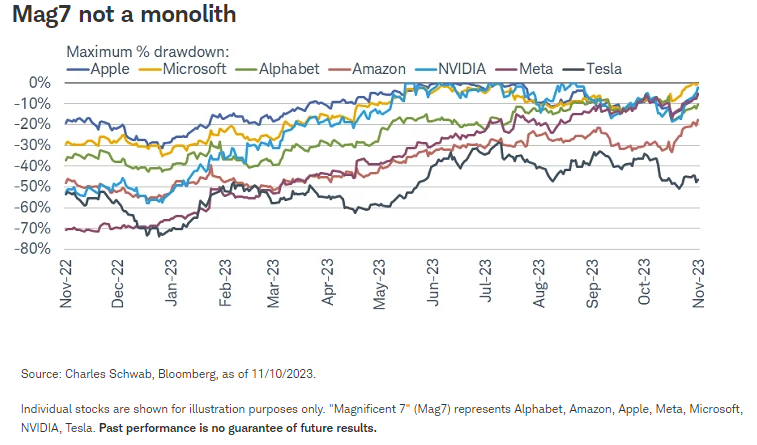 Mag7 not a monolith