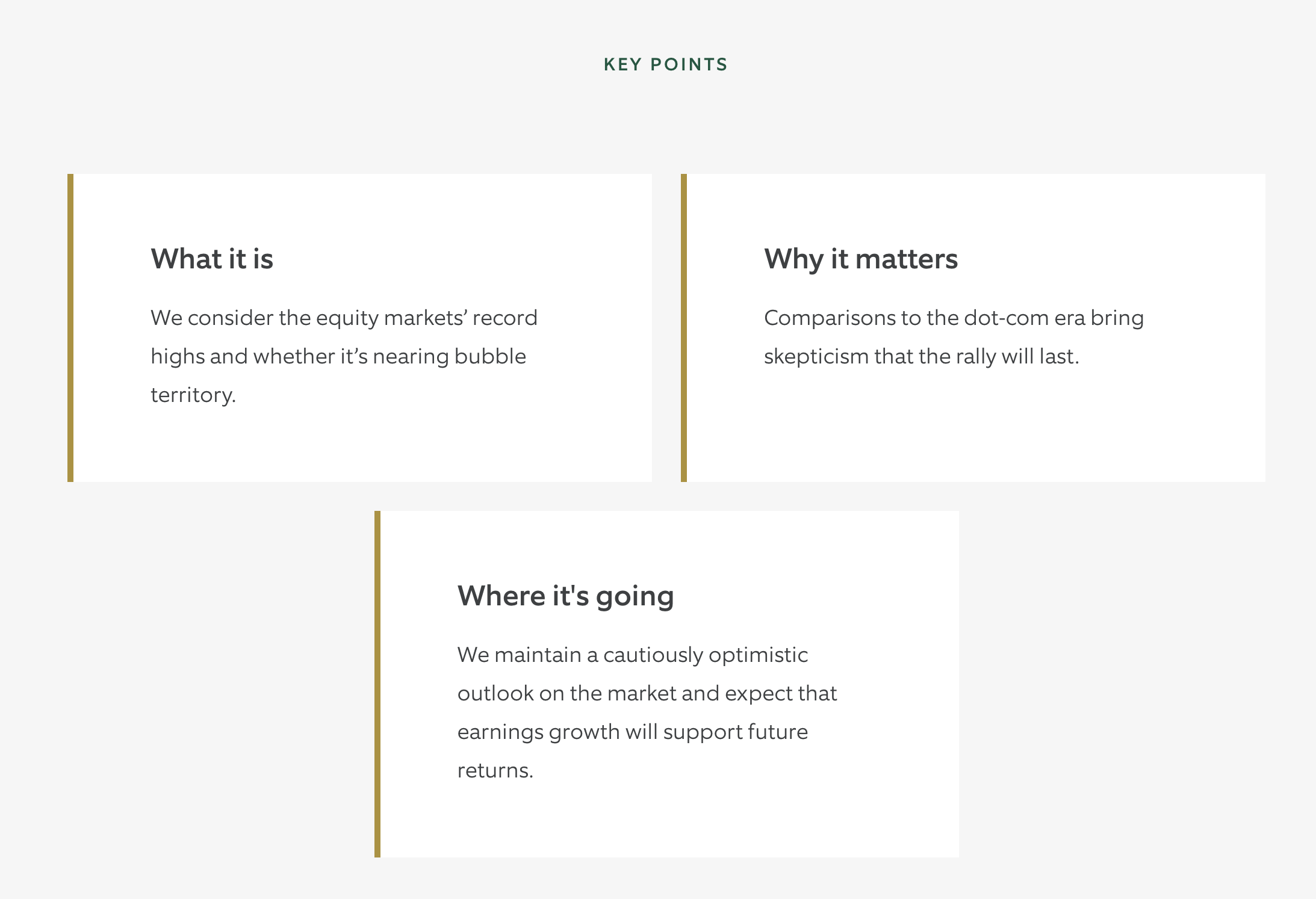key points