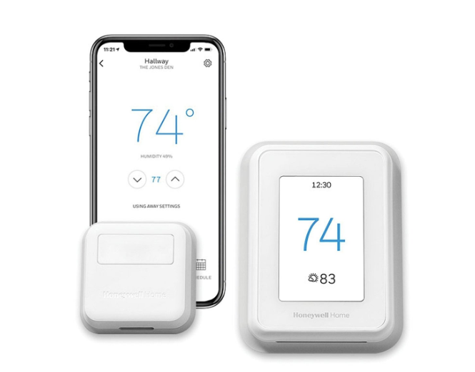 Smart thermostat, credit: Honeywell