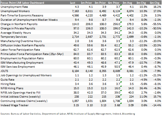 Focus Point LMI Labor Dashboard