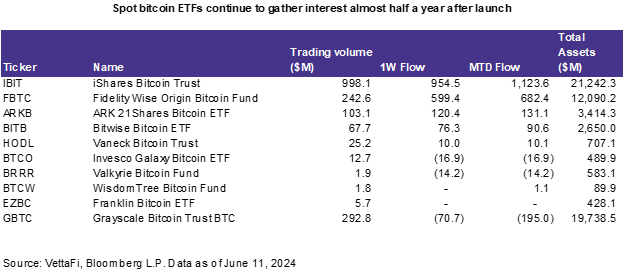 Spot bitcoin ETFs Still Gathering interest almost 6 months after launch