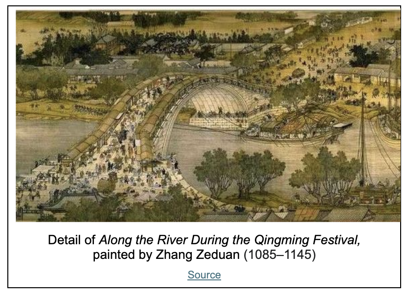 detail of Along the river during the Qingming Festival